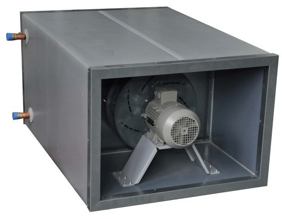 Секция охлаждения с водяным охладителем для канальных вентиляционных установок N-TYPE